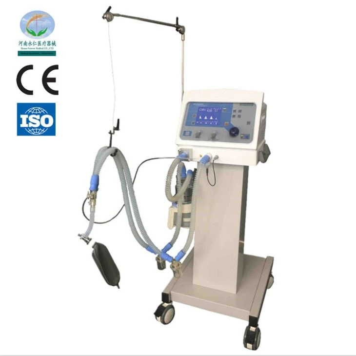 icu-emergency department-equipment-medical-trolley-ventilator 5.7 in-LCD